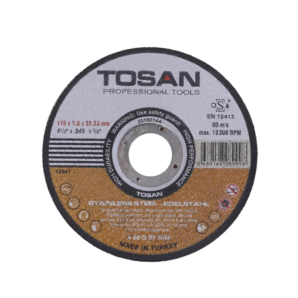 صفحات فیبری برش استیل سایز 115 مدل f106-115MC1