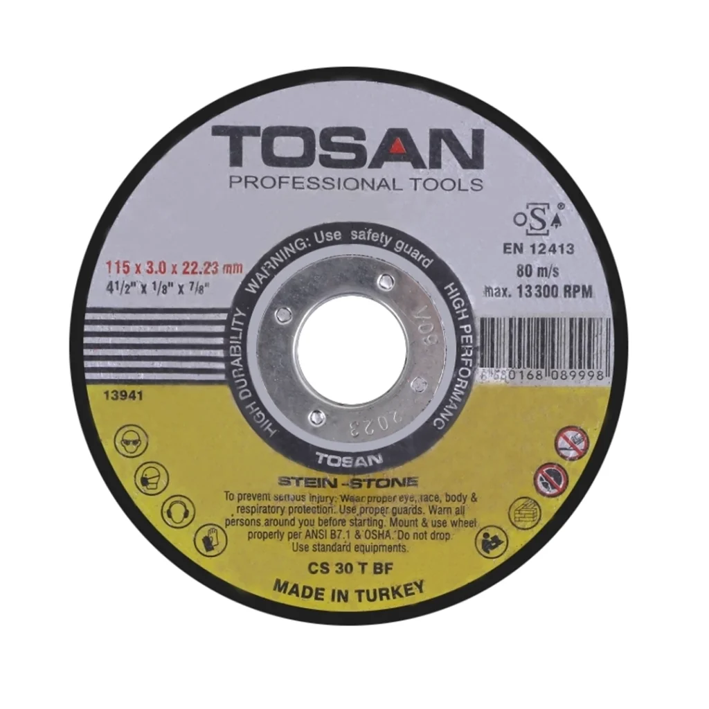 صفحات فیبری برش سنگ سایز 115 مدل f107-115MC3