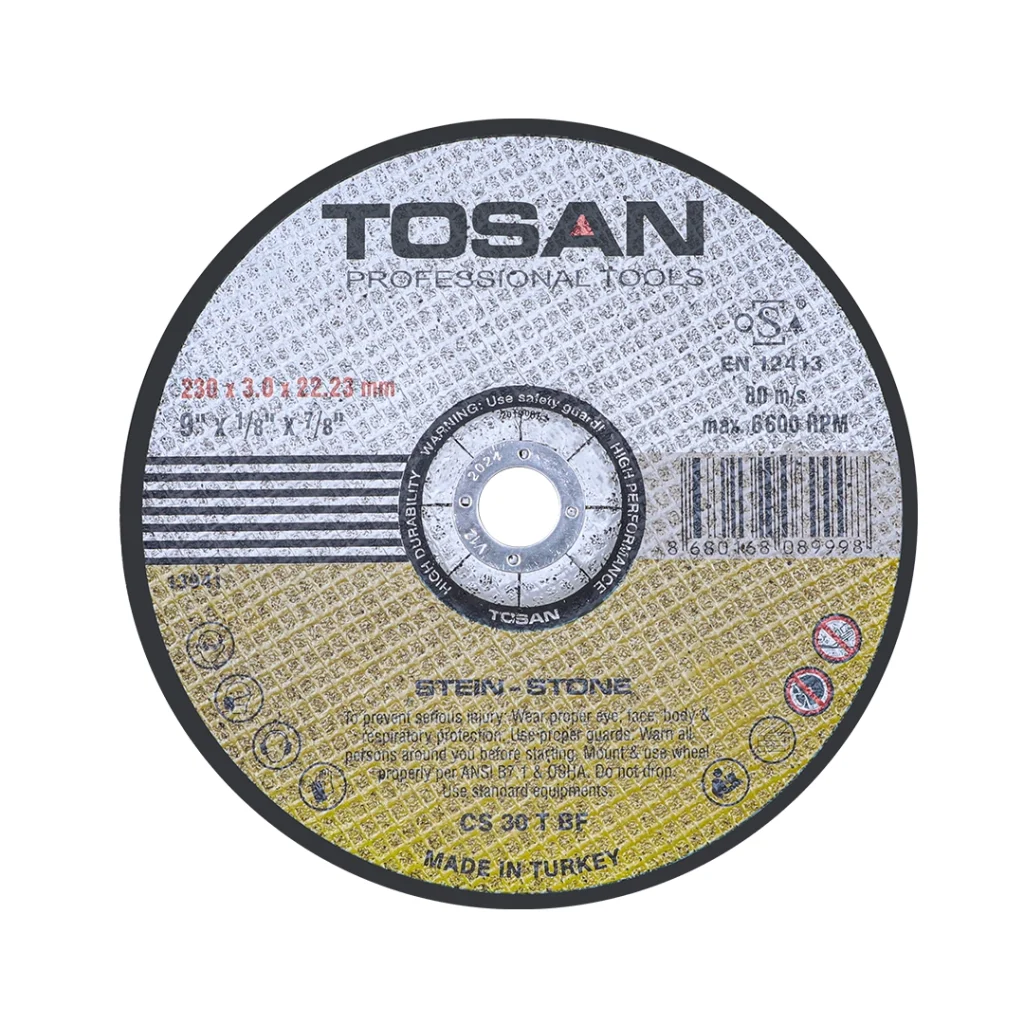 صفحات فیبری برش سنگ سایز 230 مدل f109-230MC3